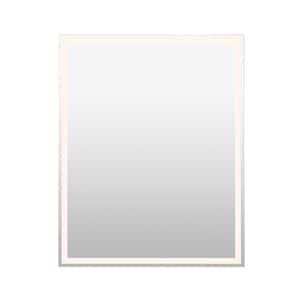 Pax 32 in. W x 40 in. H Large Rectangular Frameless Antifog Front/Back-Lit Wall Bathroom Vanity Mirror with Smart Touch