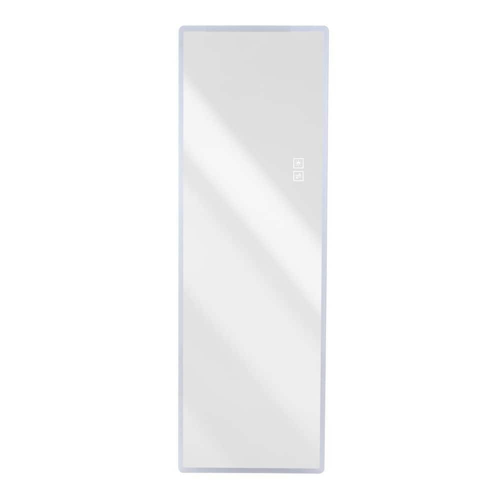 21 in. W x 65 in. H Rectangle Frameless Mirror, Big Size Full Length Light 