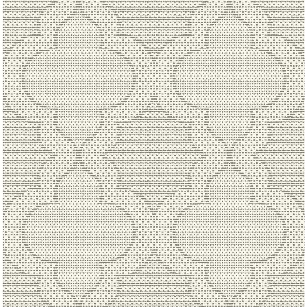 Ernest Charcoal Quilted Quatrefoil Wallpaper price history on PriceWatchPro