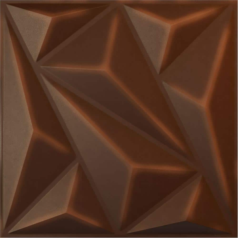19 5/8 in. x 19 5/8 in. Marquise EnduraWall Decorative 3D Wall Panel, Aged Metallic Rust (12-Pack for 32.04 Sq. Ft.) price history on PriceWatchPro
