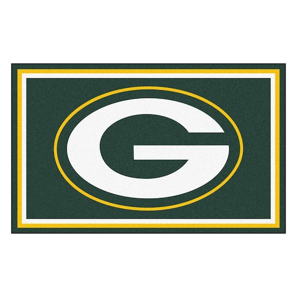 FANMATS Green Bay Packers 4 ft. x 6 ft. Area Rug