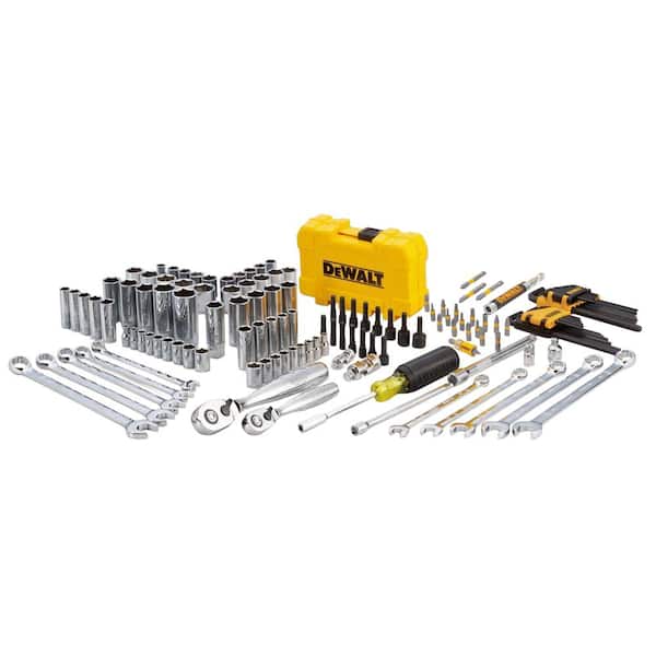 Mechanics Tools Kit and Socket Set with Carrying Case,Mechanics Tool Set with Complete Accessories and Storage Case,Standard ＆ Deep並行輸入