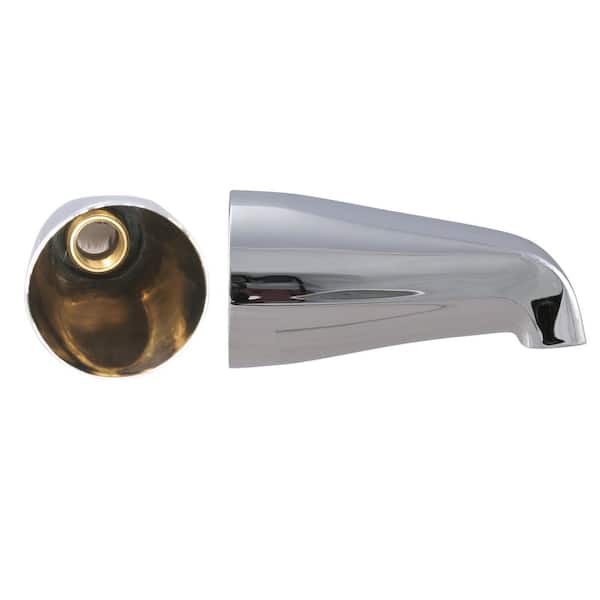 Westbrass 5-1/4 in. Standard Front Connection Tub Spout, Chrome