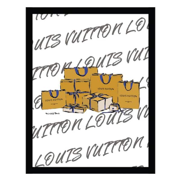 VENICE BEACH Collections Fashion Designer Glam Bags-Framed Print by Fairchild Paris 1 Piece Framed Graphic Print 18 in. x 14 in.