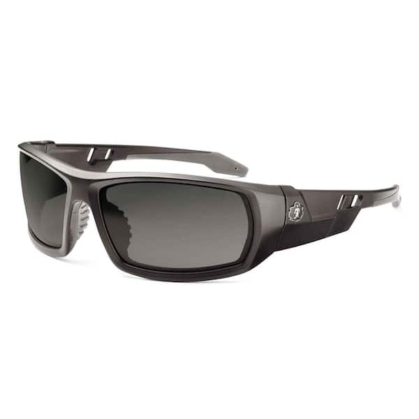Skullerz Odin Matte Black Anti-Fog Safety Glasses, Tinted Lens - ANSI Certified