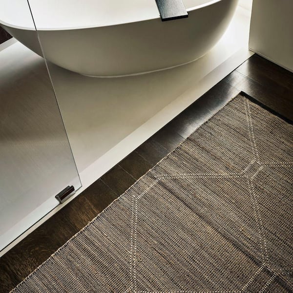 Kurdamir Fleur de Lis Oyster/Chalk 8 ft. x 11 ft. Traditional Polypropylene Area Rug