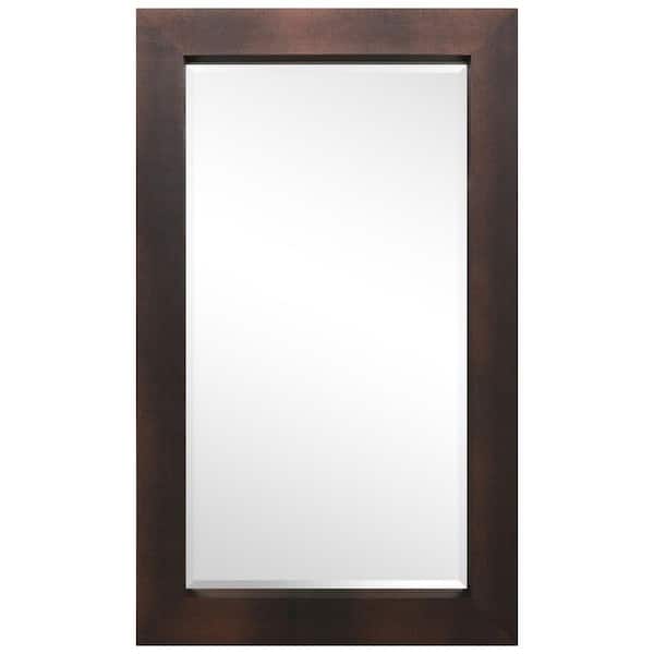 Empire Art Direct Oversized Rectangle Bronze Hooks Modern Mirror