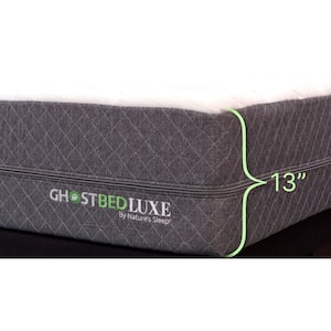 Luxe 13 in. Medium Plush Gel Memory Foam Pillow Top Cooling Mattress