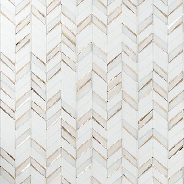 Ivy Hill Tile Mogo Roma 10.98 in. x 13.62 in. Polished Glass Mosaic Tile (1.03 sq. ft./Each)