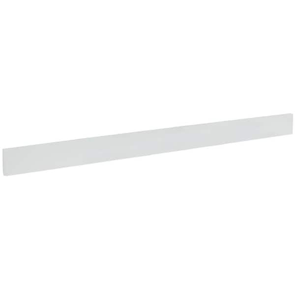 Bellaterra Home 60.2 in. Quartz Backsplash in White for Bathroom Vanity 60.2 in. x 3.5 in. x 0.9 in. (2 cm) (800631-61 ONLY)