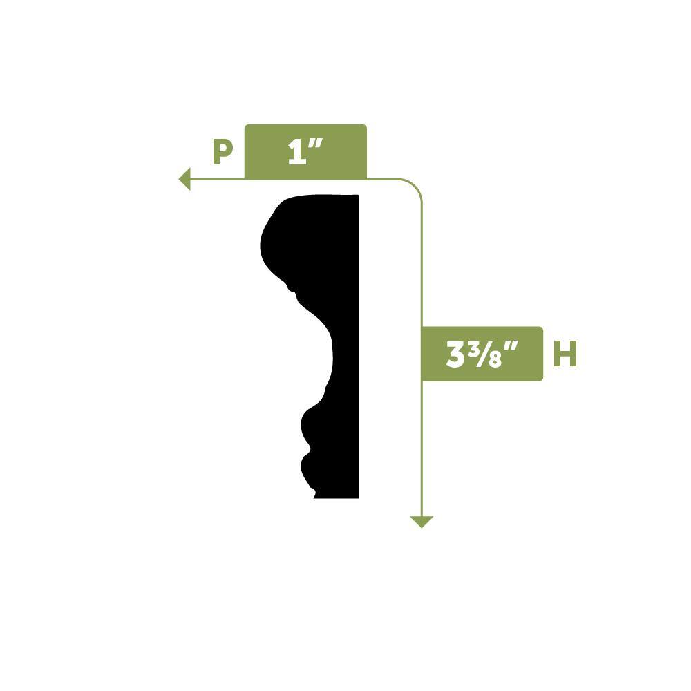 White Polyurethane Chesterfield Crown Panel Moulding
