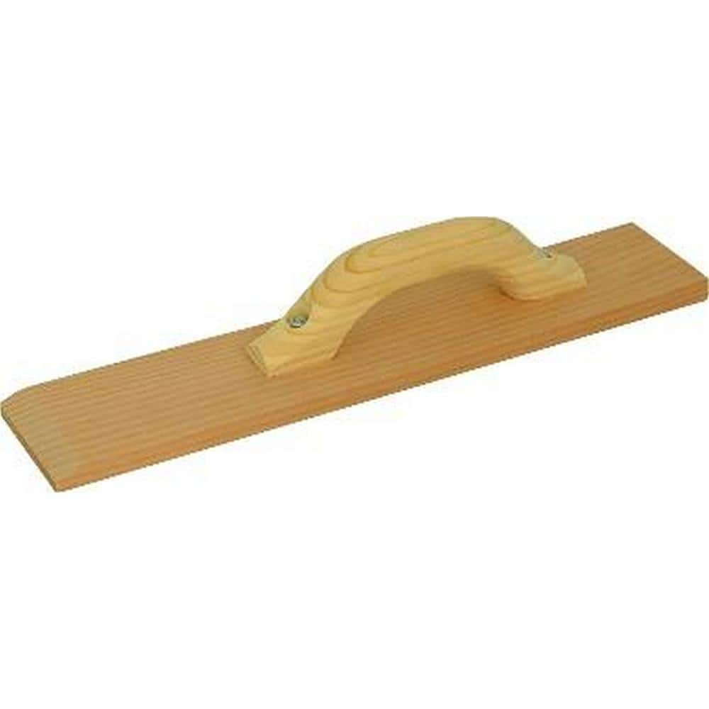 MARSHALLTOWN 18 in. x 3.5 in. Redwood Hand Float with Hardwood Handle