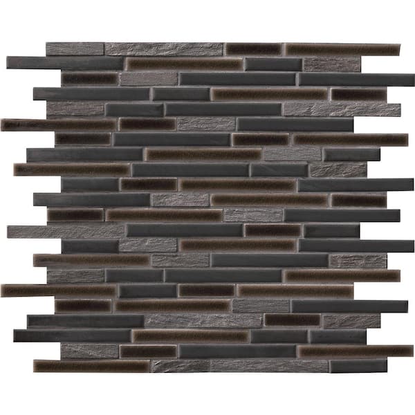 MSI Titan Interlocking 12 in. x 12 in. Mixed Porcelain Floor and Wall Tile (9.8 sq. ft./Case)