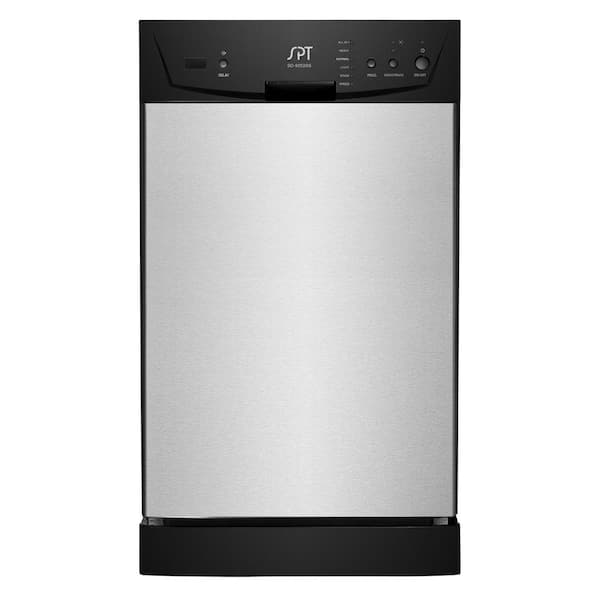 SPT 18 in. Built-In Front Control Dishwasher in Stainless Steel, 55 dBA