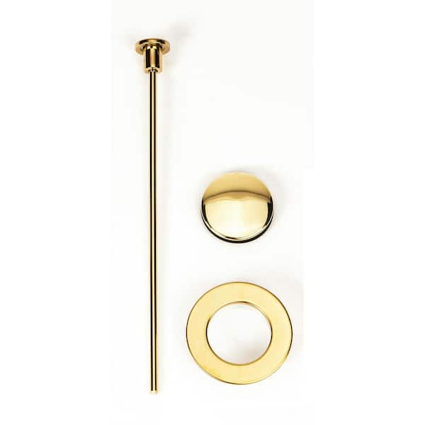 PF Waterworks EasyPOPUP Antique Brass Bathroom Sink Pop Up Drain | PF0734-AB-GR-NO-WS