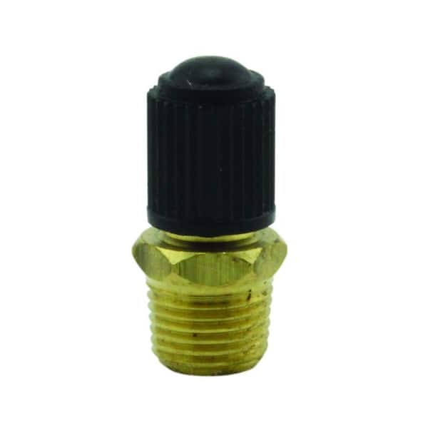 Milton 1/8 in. NPT Brass Tank Valve (Box of 100) 684BK - The Home