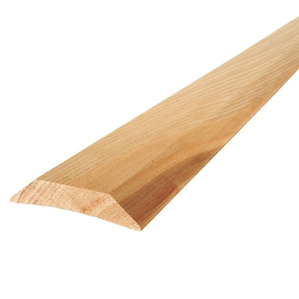 3-1/2 in. x 3/4 in. x 36 in. Natural Hardwood Low-Profile Threshold for Doorways