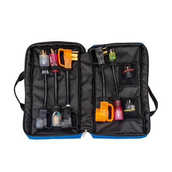 Color Connect 10/3 SJTW 120/240 V 1 ft. Amp Generator Extension Cord Power Adapter