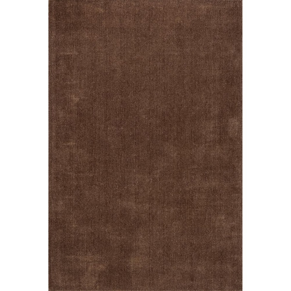 RUGS USA Frenshe Interiors Maru Wool Dark Brown 10 ft. x 14 ft. Indoor/Outdoor Patio Area Rug