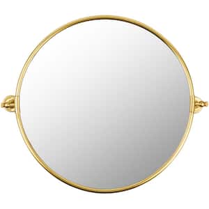 Callum 27 in. x 31 in. Gold Framed Decorative Mirror