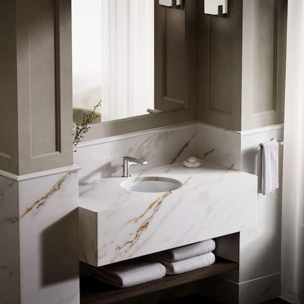 KOHLER Verticyl 15.8 in. x 15.75 in. Undermount Bathroom Sink in