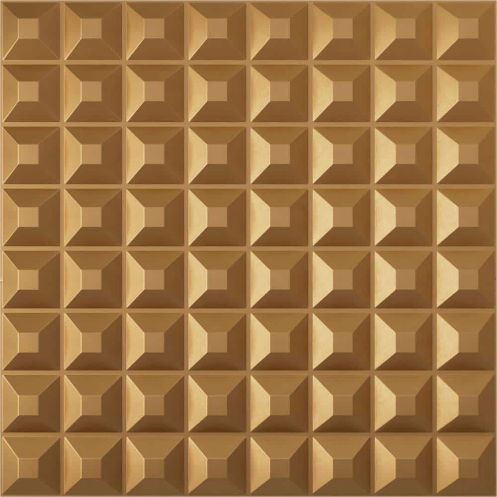 Bradford Bright Coat Gold Textured 3D PVC Wall Panel