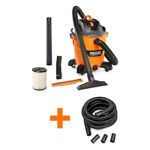 12 Gallon 5.0 Peak HP NXT Shop Vac Wet Dry Vacuum with General Debris Filter, Hose, Accessories and 20 ft. Locking Hose