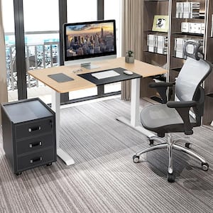 Electric 55 in. x 28 in. Standing Desk Sit Stand Height Adjustable Splice Board