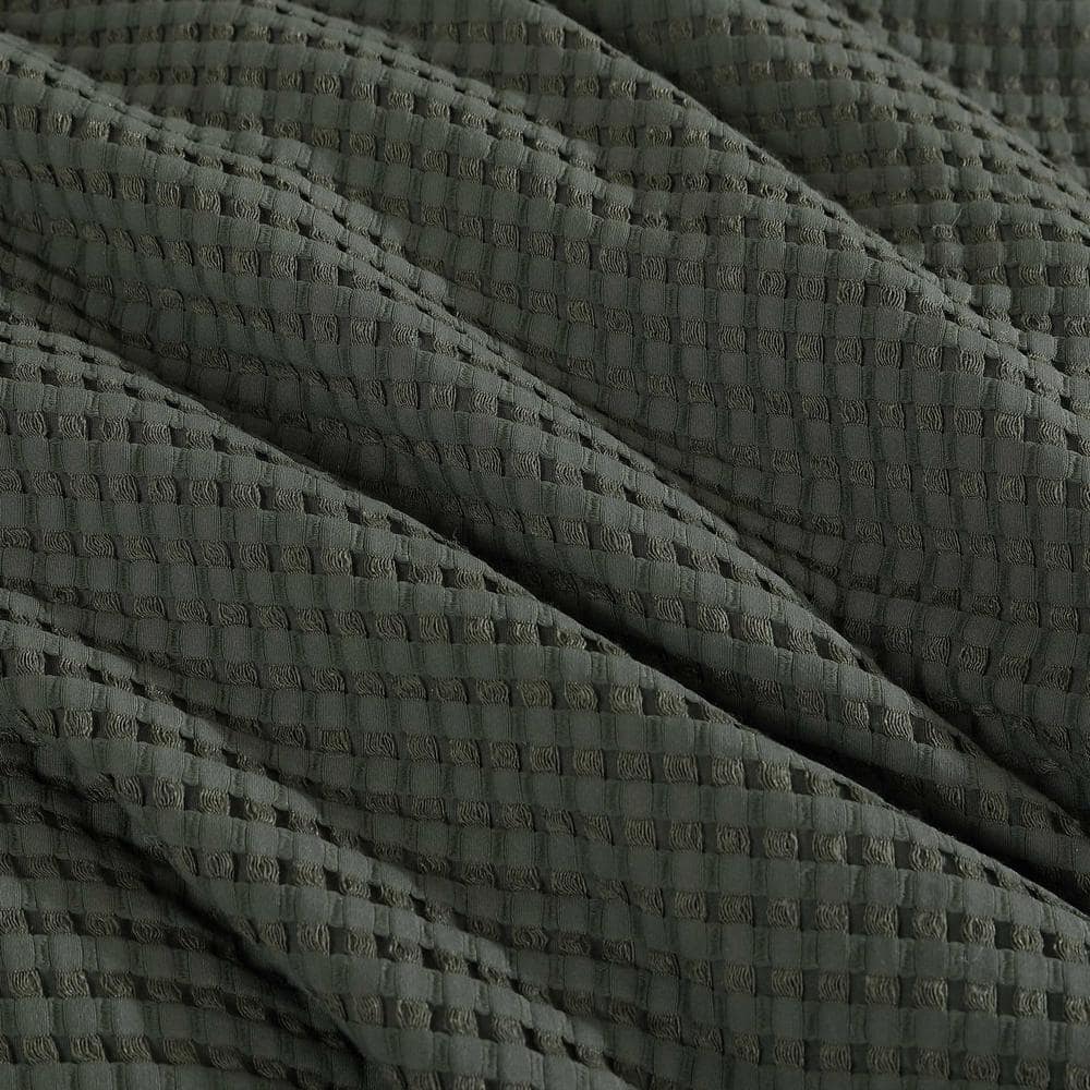 Forest Green King Microfiber Reversible Comforter Set