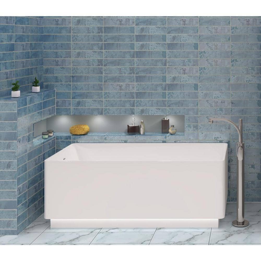 Splash Neptune Blue 3" x 12" Glazed Ceramic Subway Tile