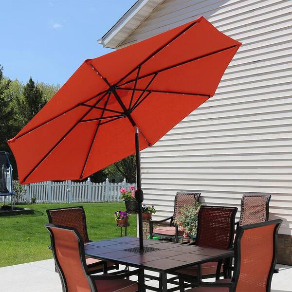 coral coast adjustable tilt aluminum patio umbrella Coral Coast 7.5 ft. Fiberglass Tilt Market Umbrella