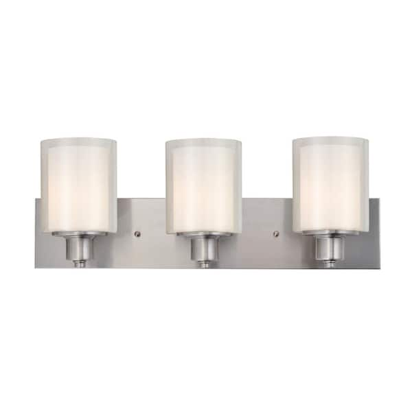 Design House Penn 3-Light Satin Nickel Vanity Light