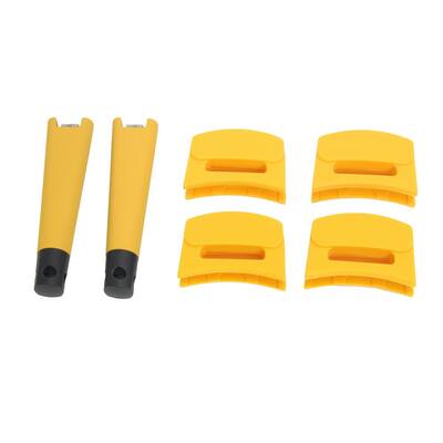 Noir 7-Piece Silicone Handle Pack for Cookware Set Butternut Squash