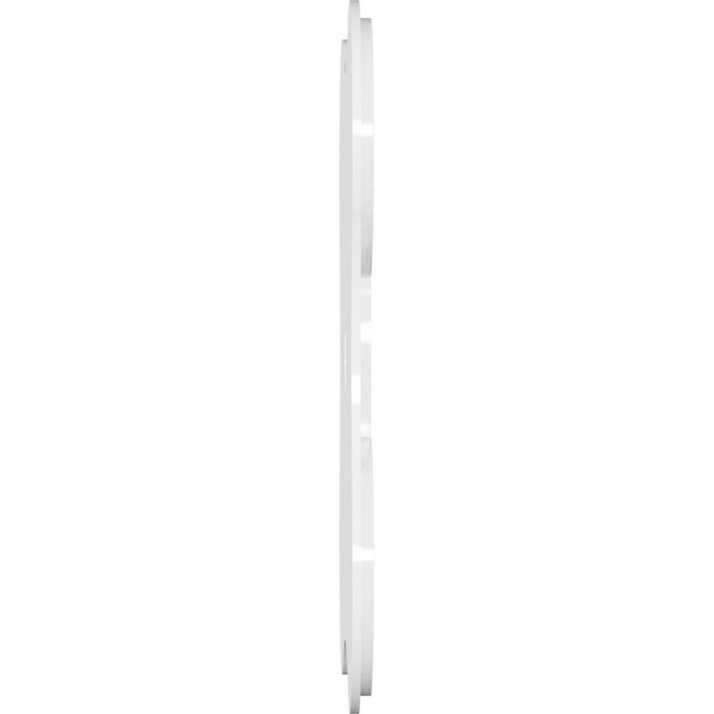 Luna White PVC Square Ceiling Medallion, 18"