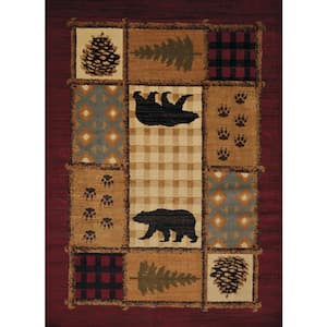 Affinity Lodge Mosaic Multi 1 ft. 10 in. x 3 ft. Accent Rug