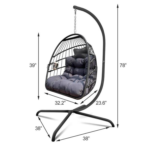 2022 new design fiberglass egg pod hanging chair swinging chair for living  room