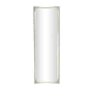 59 in. W x 20 in. H Clear Glass Modern Rectangular Frameless LED Wall Bathroom Vanity Mirror