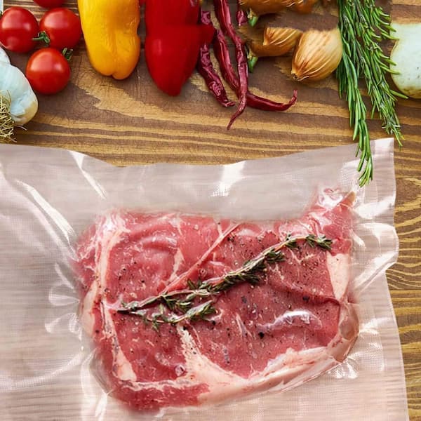 Vacuum Sealer Bags with BPA Free and Puncture Prevention, Seal Freezer Bags for Sous Vide, Vacuum Sealers (100-Pack)