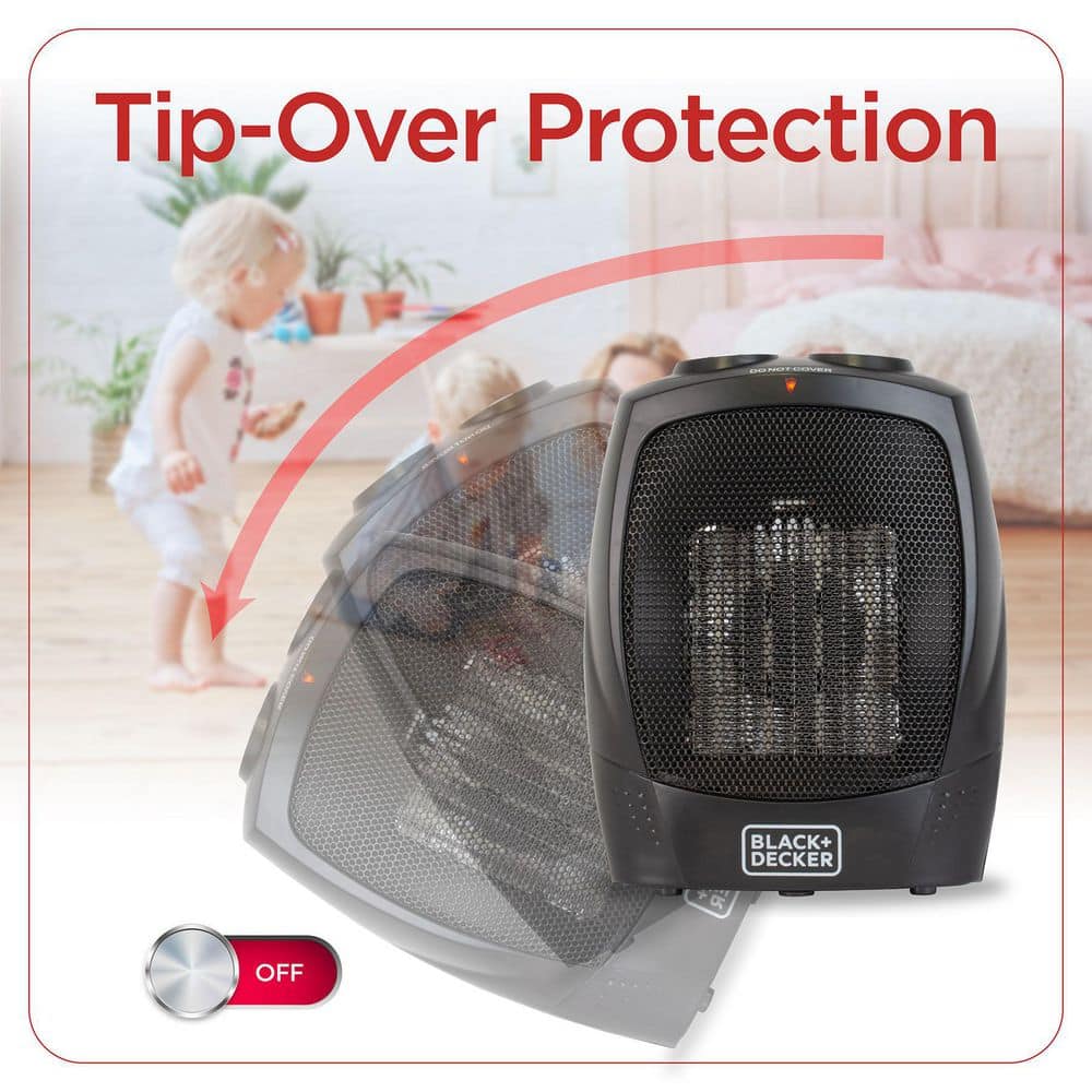 Personal 1500 Watt Electric Fan Compact Heater with Manual Control