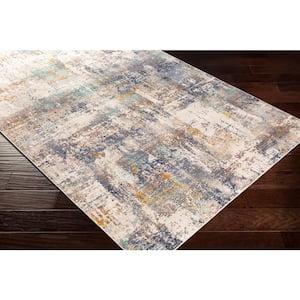 Dublin Taupe Modern 8 ft. x 10 ft. Indoor Area Rug