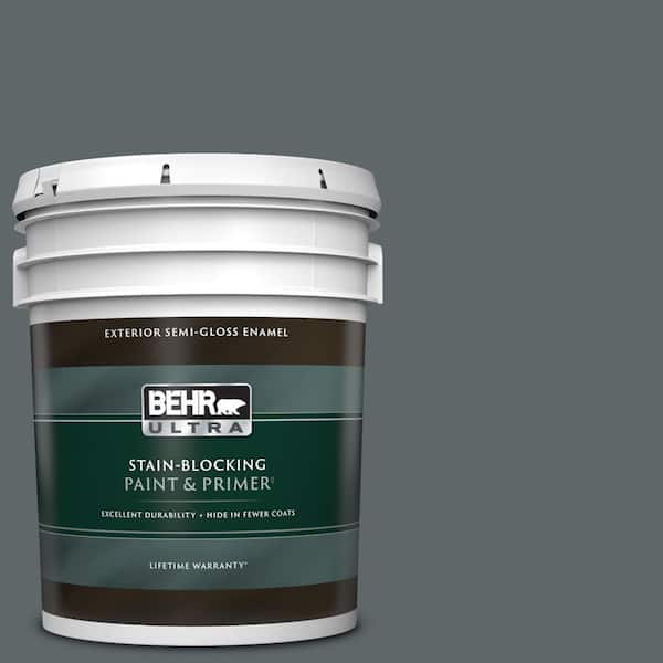 BEHR ULTRA 5 gal. #PPU25-20 Le Luxe Semi-Gloss Enamel Exterior Paint & Primer