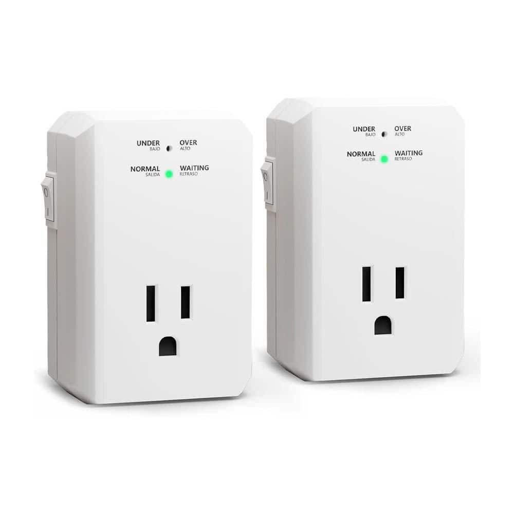 Single Outlet Surge Protector with Ground Protected Light Indicators for Home Appliances 120V 15A 1875W 2 Pack price history on PriceWatchPro