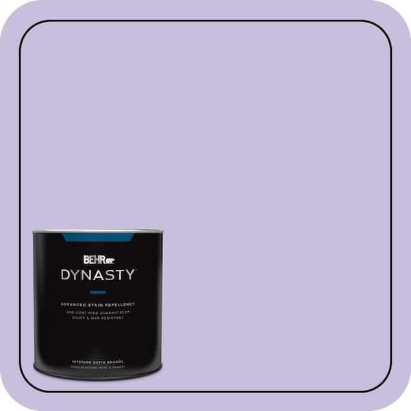 BEHR DYNASTY 1 qt. #640B-4 Innuendo Satin Enamel Interior Stain-Blocking Paint & Primer