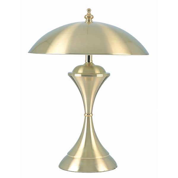 ORE International 15 in. Brushed Gold Touch Lamp