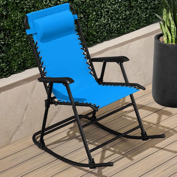 Best Choice Products Steel Outdoor Zero Gravity Rocking Lawn Chair