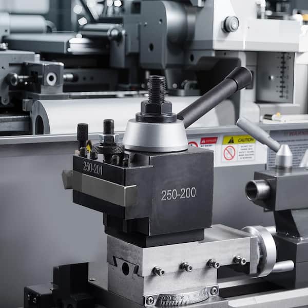 Quick Change Tool Post Set 6 Pcs Includes Lathe Tool Holders Wedge Type Tool Post for Metal Lathe 10in.-15in. Swing