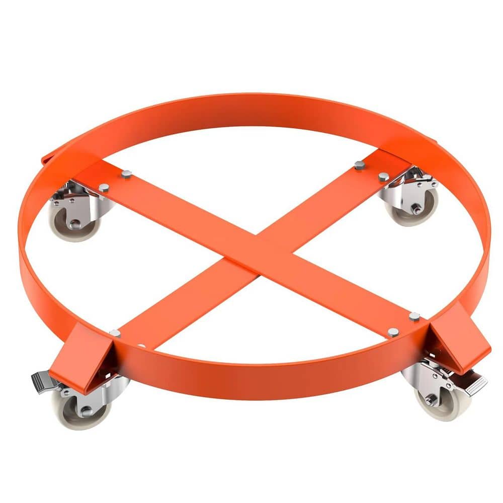 55 Gal. Drum Dolly, Heavy Duty Drum Dolly with 4-Caster Wheels, 1000 lbs. Capacity Trash Can Dolly Non-Tipping Hand price history on PriceWatchPro