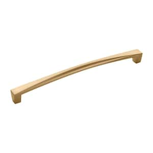 Crest Collection Pull 8-13/16 Inch (224mm) Center to Center Champagne Bronze Finish Modern Bar Pull Zinc