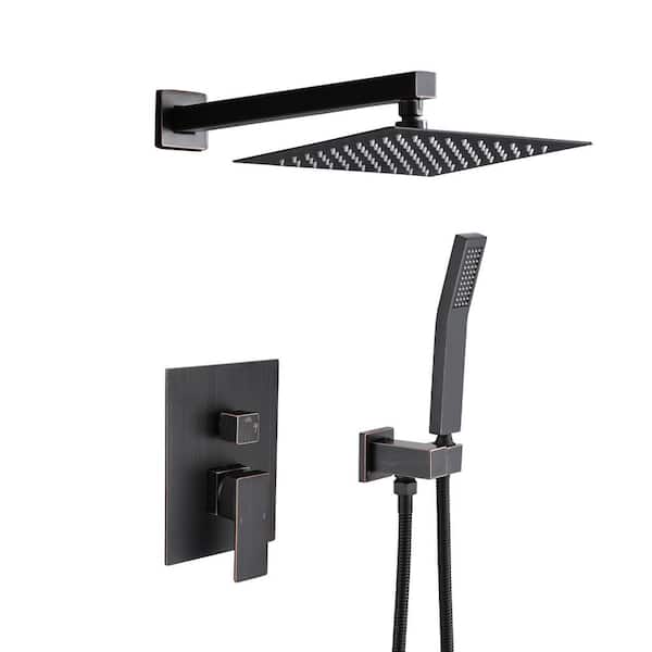 Tahanbath Single-Handle Claw Foot Tub Faucet with Hand Shower in. Oil-Rubbed Bronze