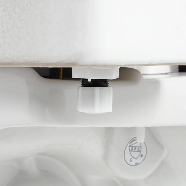 2-pc. 1.28 GPF Single Flush Elongated Toilet with Patented Overflow Protection Technology in White with Seat 2-pc. 1.28 GPF Single Flush Elongated Toilet with Patented Overflow Protection Technology in White with Seat